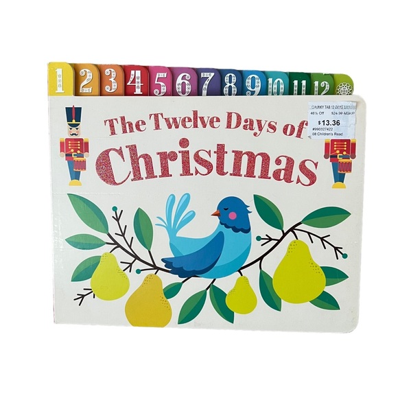 NEW The Twelve Days of Christmas Board Book - Picture 1 of 6
